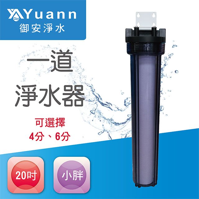 【全戶水塔淨水器】20吋 / 小胖 / 烤漆 / 壁掛 / 一道 / 透