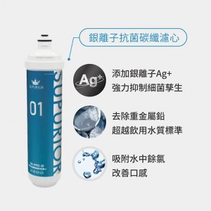 【濾心】SUPURIOR速沛優 奈米抗菌除鉛抑垢濾心 / SR-PRO-01 5