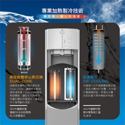 【落地】HS-A990FR 飲水機 / 三溫 / 大容量 5