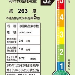 【桌上】LC-8571 飲水機 / 三溫 6
