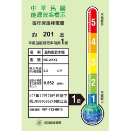 【廚下機】NC-ANX2 SET 飲水機 / 二溫 / 配TK-CB51淨水器 10